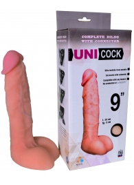 Фаллическая насадка Харнесс UNICOCK 9  - 24 см. - LOVETOY (А-Полимер) - купить с доставкой в Ельце
