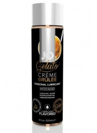 Лубрикант с ароматом крем-брюле JO GELATO CREME BRULEE - 120 мл. - System JO - купить с доставкой в Ельце