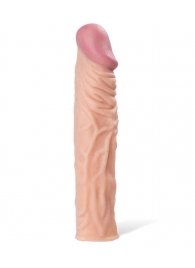 Насадка с ярко выраженной головкой и рельефным стволом - 19 см. - A-toys - в Ельце купить с доставкой