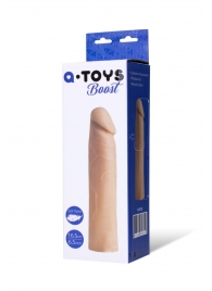 Реалистичная насадка с ярко выраженной головкой - 16,5 см. - A-toys - в Ельце купить с доставкой