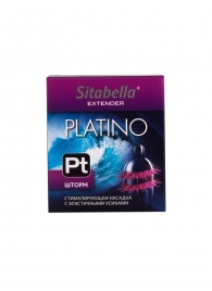 Стимулирующая насадка со спиралью из усиков Platino  Шторм - Sitabella - купить с доставкой в Ельце