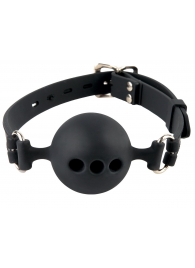 Силиконовый кляп-шар с отверстиями для дыхания Silicone Breathable Ball Gag Small - Pipedream - купить с доставкой в Ельце
