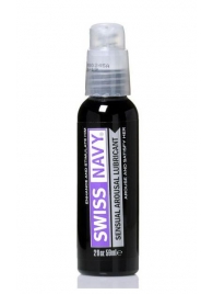 Возбуждающий гель-лубрикант на водной основе Sensual Arousal Lubricant - 59 мл. - Swiss navy - купить с доставкой в Ельце