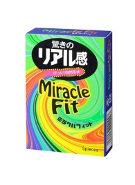 Презервативы Sagami Xtreme Miracle Fit - 5 шт. - Sagami - купить с доставкой в Ельце
