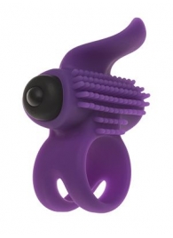 Эрекционное кольцо с подхватом мошонки и стимуляцией клитора Bullet Lastic Ring - Adrien Lastic - в Ельце купить с доставкой