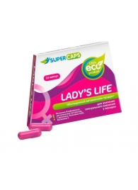 Возбуждающие капсулы Ladys Life - 14 капсул (0,35 гр.) - SuperCaps - купить с доставкой в Ельце