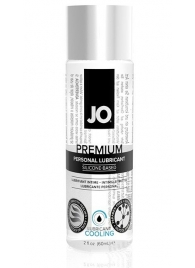 Охлаждающий лубрикант на силиконовой основе JO Personal Premium Lubricant Cooling - 60 мл. - System JO - купить с доставкой в Ельце