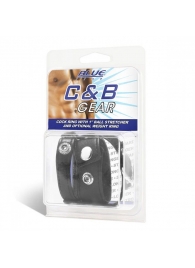 Утяжка для мошонки и пениса Cock Ring With 1  Ball Stretcher And Optional Weight Ring - BlueLine - купить с доставкой в Ельце
