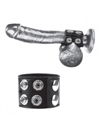 Ремень на член и мошонку 1.5  Cock Ring With Ball Strap - BlueLine - купить с доставкой в Ельце