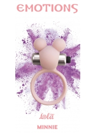 Розовое эрекционное виброколечко Emotions Minnie Light pink - Lola Games - в Ельце купить с доставкой