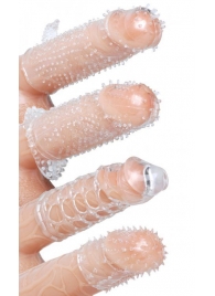 Набор из 4 насадок на член Pleasured Penis Enhancement Sleeve 4 Pack - XR Brands - в Ельце купить с доставкой