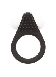 Чёрное эрекционное кольцо LIT-UP SILICONE STIMU RING 1 BLACK - Dream Toys - в Ельце купить с доставкой