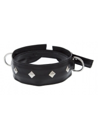 Полиуретановый ошейник с пуклями и D-кольцами Collar with Studs - Blush Novelties - купить с доставкой в Ельце