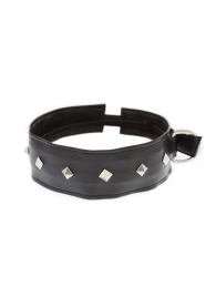 Полиуретановый ошейник с пуклями Collar with Studs - Blush Novelties - купить с доставкой в Ельце