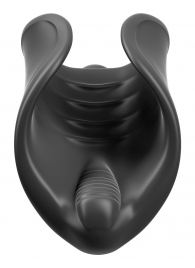 Чёрный мастурбатор Vibrating Silicone Stimulator с вибрацией - Pipedream - в Ельце купить с доставкой