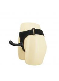 Страпон с изогнутой головкой Ultra Harness Curvy Dildo - 15,8 см. - Baile - купить с доставкой в Ельце