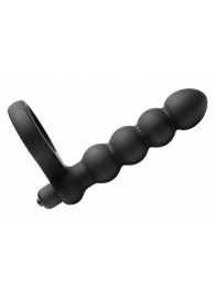 Насадка для двойного проникновения Double Fun Cock Ring with Double Penetration Vibe - XR Brands - в Ельце купить с доставкой