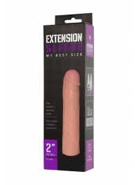 Насадка-удлинитель Extension sleeve телесного цвета - 18,5 см. - Sitabella - в Ельце купить с доставкой