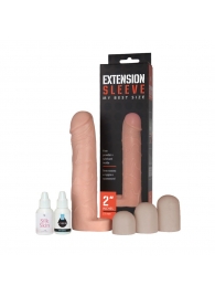 Насадка-удлинитель Extension sleeve с подхватом мошонки - 19 см. - Sitabella - в Ельце купить с доставкой
