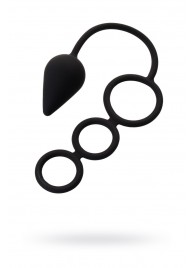 Тройное эрекционное кольцо с анальным хвостом Drop M-size - Erotist Adult Toys - в Ельце купить с доставкой