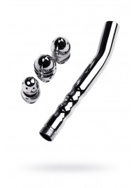 Металлический анальный душ с тремя насадками - ToyFa - купить с доставкой в Ельце