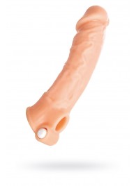 Удлиняющая насадка на пенис с вибрацией - 18,5 см. - ToyFa - в Ельце купить с доставкой