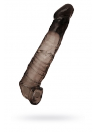 Чёрная насадка на пенис - 22,5 см. - ToyFa - в Ельце купить с доставкой