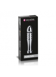 Ребристый фаллоимитатор для электростимуляции Funky Fella Rill Dildo - 13 см. - MyStim - купить с доставкой в Ельце