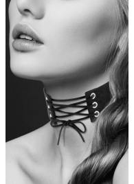 Оригинальный ошейник-чокер со шнуровкой - Bijoux Pour Toi - купить с доставкой в Ельце