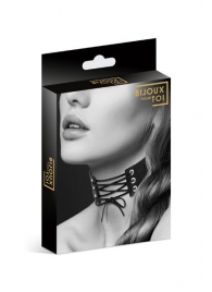 Оригинальный ошейник-чокер со шнуровкой - Bijoux Pour Toi - купить с доставкой в Ельце