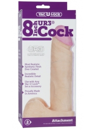 Ультрареалистичная насадка для трусиков Vac-U-Lock 8  ULTRASKYN Cock - 20,57 см. - Doc Johnson - купить с доставкой в Ельце