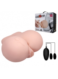 Вагина и анус с вибрацией CrazyBull Vagina and Ass - Baile - в Ельце купить с доставкой