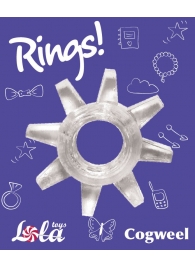 Прозрачное эрекционное кольцо Rings Cogweel - Lola Games - в Ельце купить с доставкой