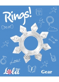 Прозрачное эрекционное кольцо Rings Gear - Lola Games - в Ельце купить с доставкой