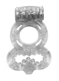 Прозрачное эрекционное кольцо Rings Treadle с подхватом - Lola Games - в Ельце купить с доставкой