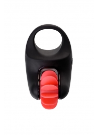 Чёрно-красное эрекционное виброкольцо Erotist - Erotist Adult Toys - в Ельце купить с доставкой