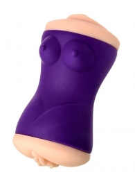 Двухсторонний мастурбатор JOS YARA в фиолетовой колбе - JOS - в Ельце купить с доставкой