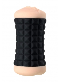 Двухсторонний мастурбатор JOS JANICE в черном цилиндре - JOS - в Ельце купить с доставкой