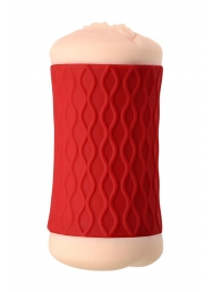 Двухсторонний мастурбатор JOS  NADIN в красном цилиндре - JOS - в Ельце купить с доставкой