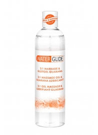 Гель-смазка 2-в-1 MASSAGE   LUBRICANT GUARANA - 300 мл. - Waterglide - купить с доставкой в Ельце
