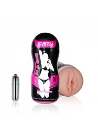 Мастурбатор-вагина Sex In A Can Vibra Vagina Tunnel - Lovetoy - в Ельце купить с доставкой