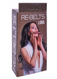 Кляп-трензель Lora с металлическими кольцами - Rebelts - купить с доставкой в Ельце