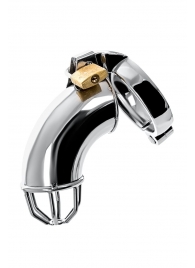 Серебристый мужской пояс верности TOYFA Metal - ToyFa - купить с доставкой в Ельце