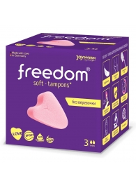 Женские гигиенические тампоны без веревочки FREEDOM mini - 3 шт. - Freedom - купить с доставкой в Ельце