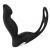Черный вибромассажер простаты P-PLEASER W ERECTION ENHANCE - Dream Toys - в Ельце купить с доставкой