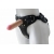 Черный пояс-трусики с двумя насадками Soft-Dolli - 16,5 и 10,5 см. - LOVETOY (А-Полимер) - купить с доставкой в Ельце