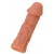 Телесная реалистичная насадка KOKOS Extreme Sleeve 05 с дополнительной стимуляцией - 12,7 см. - KOKOS - в Ельце купить с доставкой