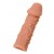 Телесная реалистичная насадка KOKOS Extreme Sleeve 06 с дополнительной стимуляцией - 12,7 см. - KOKOS - в Ельце купить с доставкой