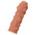 Телесная реалистичная насадка KOKOS Extreme Sleeve 11 с дополнительной стимуляцией - 12,7 см. - KOKOS - в Ельце купить с доставкой