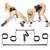 Комплект наручников и наножников с распорками Spread  em Bar and Cuff Set - Pipedream - купить с доставкой в Ельце